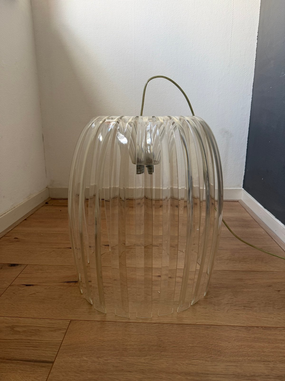 Koziol Josephine M transparante hanglamp, Ophalen, Zo goed als nieuw, Kunststof, E27 (groot)