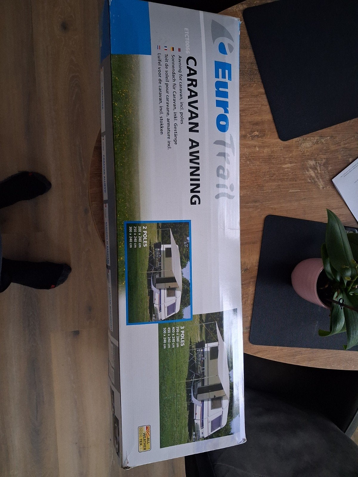 Caravan Luifel 3.50x2.40. zo goed als nieuw, Ophalen of Verzenden, Nieuw, Overige merken