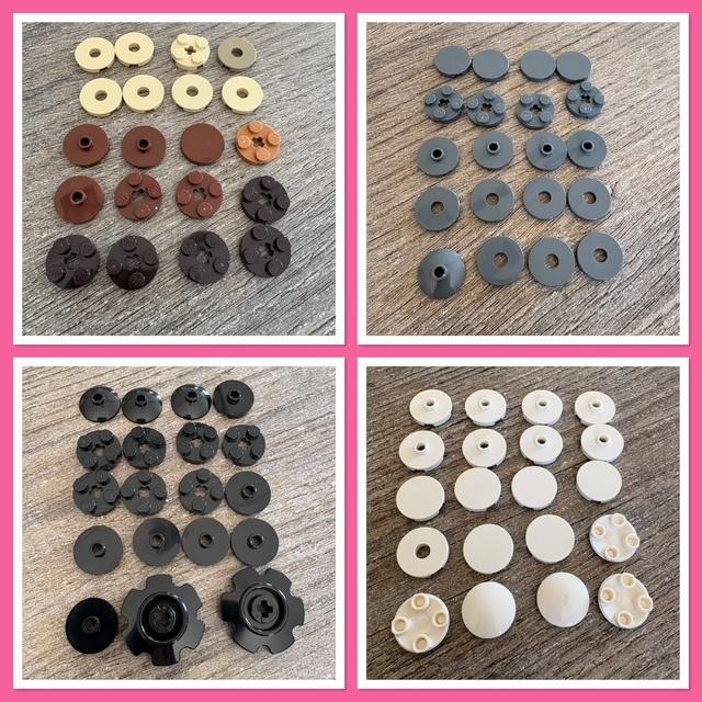 lego basis plaatjes/tegels 2x2 rond (zie foto's), Ophalen of Verzenden, Zo goed als nieuw, MOC (eigen creatie), Lego