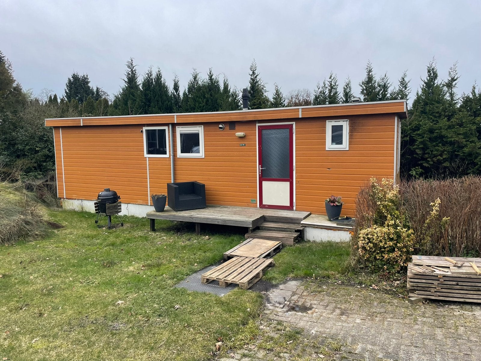 Stacaravan met 3 slaapkamers, Caravans en Kamperen, Stacaravans, tot en met 4, Ophalen