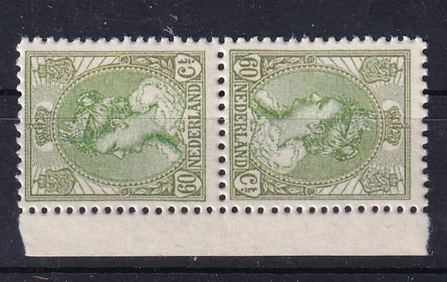 X214B)  NL nr 76 tete beche €250 MNH geen garantie, Verzenden, T/m 1940, Postfris