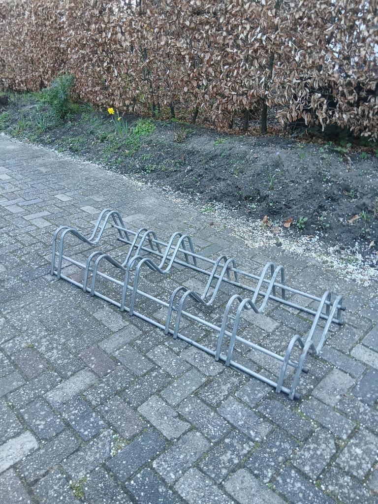 Fietsenrek voor 6 Fietsen., Ophalen, Gebruikt