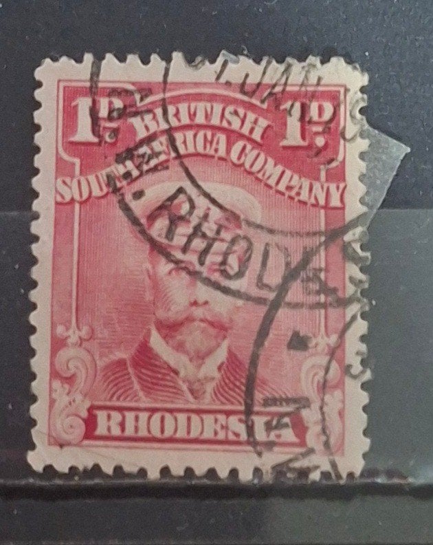 Rhodesie Postzegel (B3-P10), Ophalen of Verzenden, Overige landen, Gestempeld