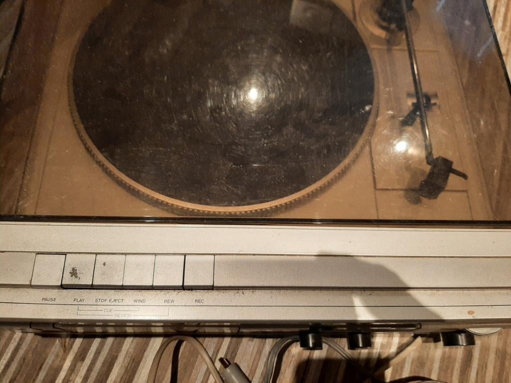 Philips 1042 muziekcentrum met platenspeler/casette etc, Audio, Tv en Foto, Platenspelers, Ophalen, Gebruikt, Overige merken