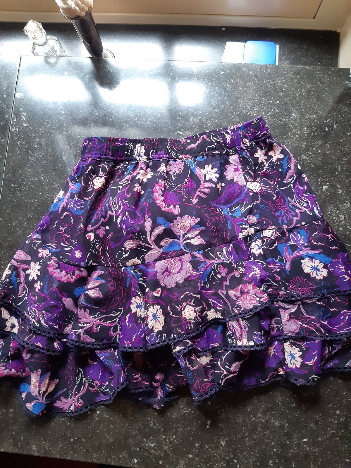 Rok xs Cotton Club, Kleding | Dames, Rokken, Paars, Ophalen of Verzenden, Zo goed als nieuw, Maat 34 (XS) of kleiner