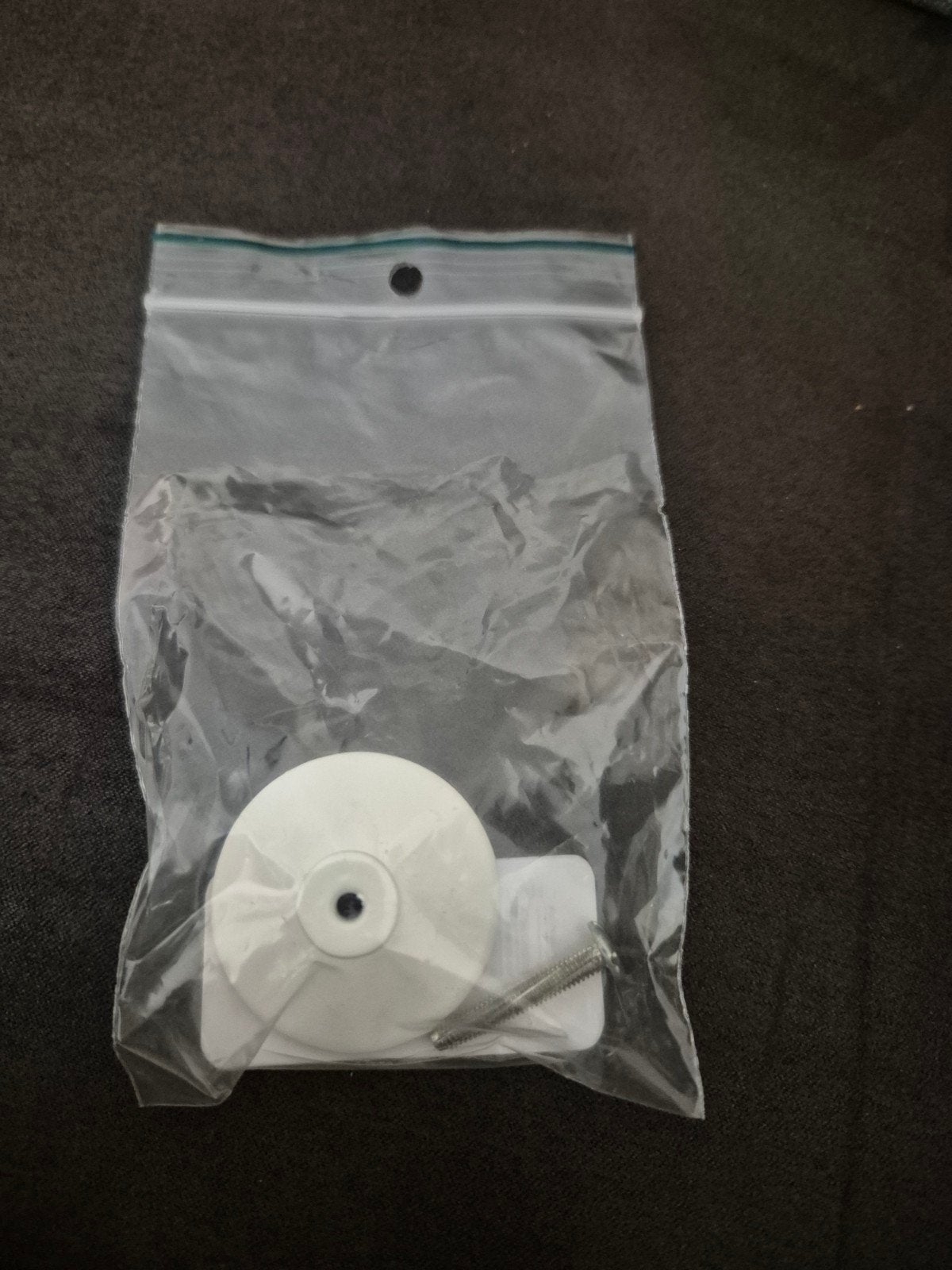 Hermeta meubelknop rond 40 mm wit met bout M4, Ophalen of Verzenden, Nieuw