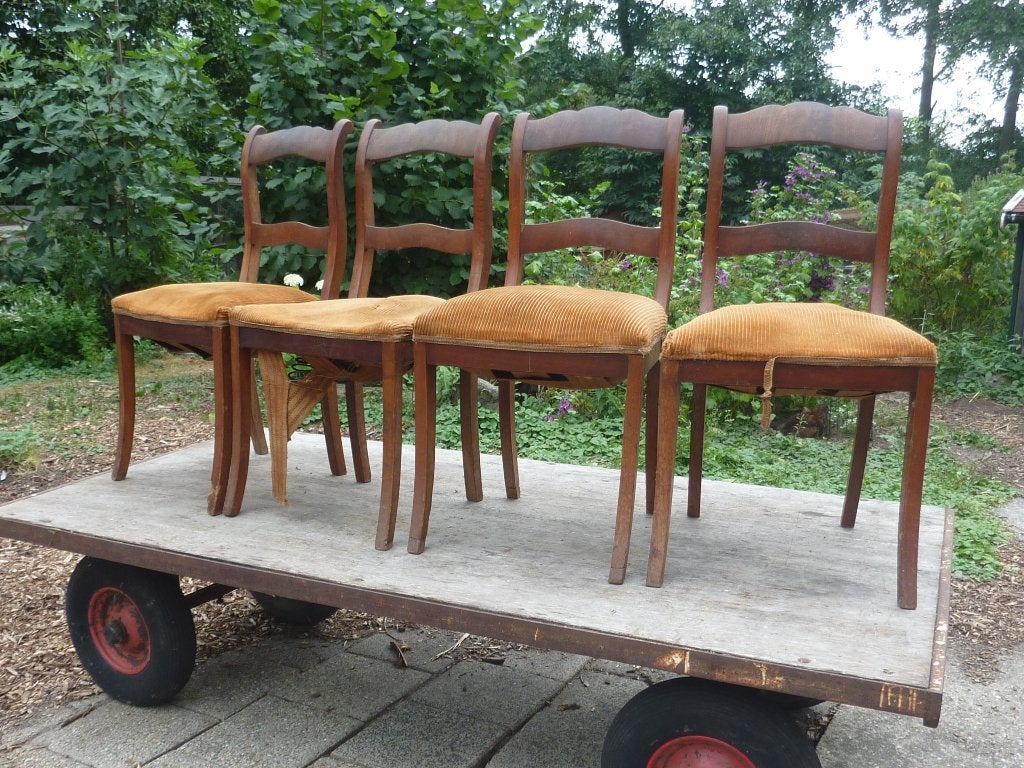 Biedermeier stoelen, Ophalen