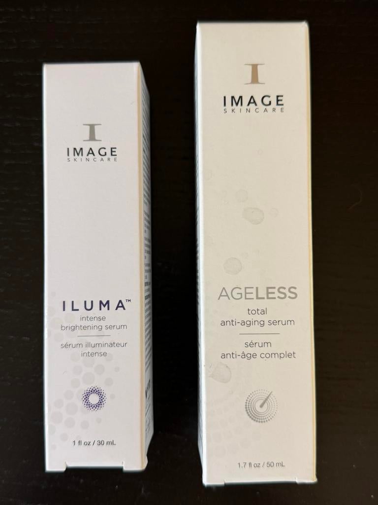 Nieuwe Image Skincare Iluma en Ageless serum, Sieraden, Tassen en Uiterlijk, Uiterlijk | Gezichtsverzorging, Verzenden, Nieuw