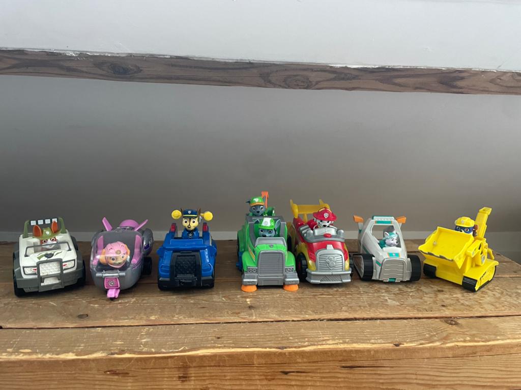 Paw Patrol verzameling, Ophalen