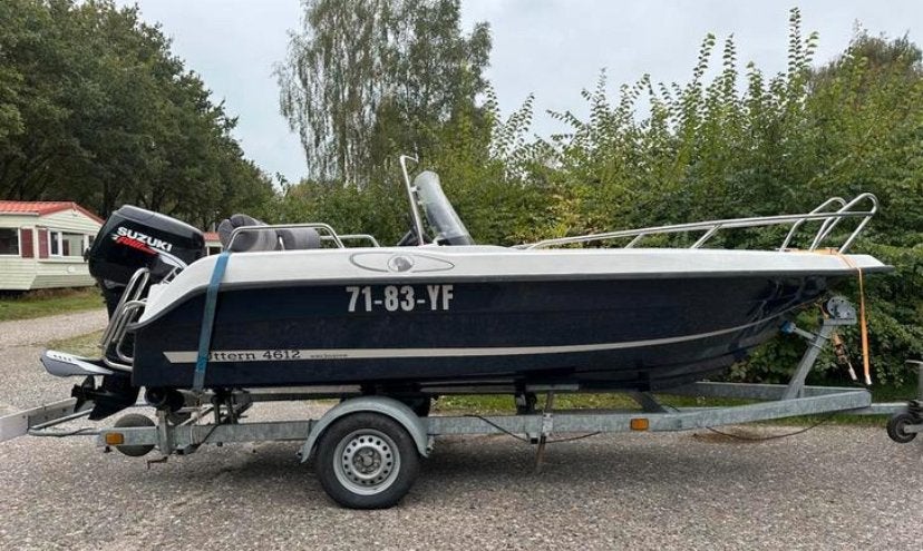 Uttern 4612 Exclusieve consoleboot met Suzuki 50 pk, Watersport en Boten, Speedboten, Ophalen, Overige merken, Gebruikt, Minder dan 70 pk