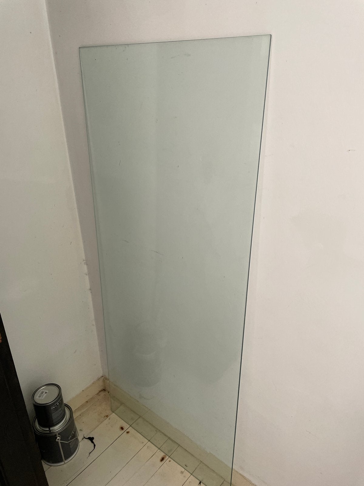 Geharde Glasplaat 65 x 150 cm, 6 mm dik, Ophalen, Gebruikt, Minder dan 80 cm, 120 tot 160 cm
