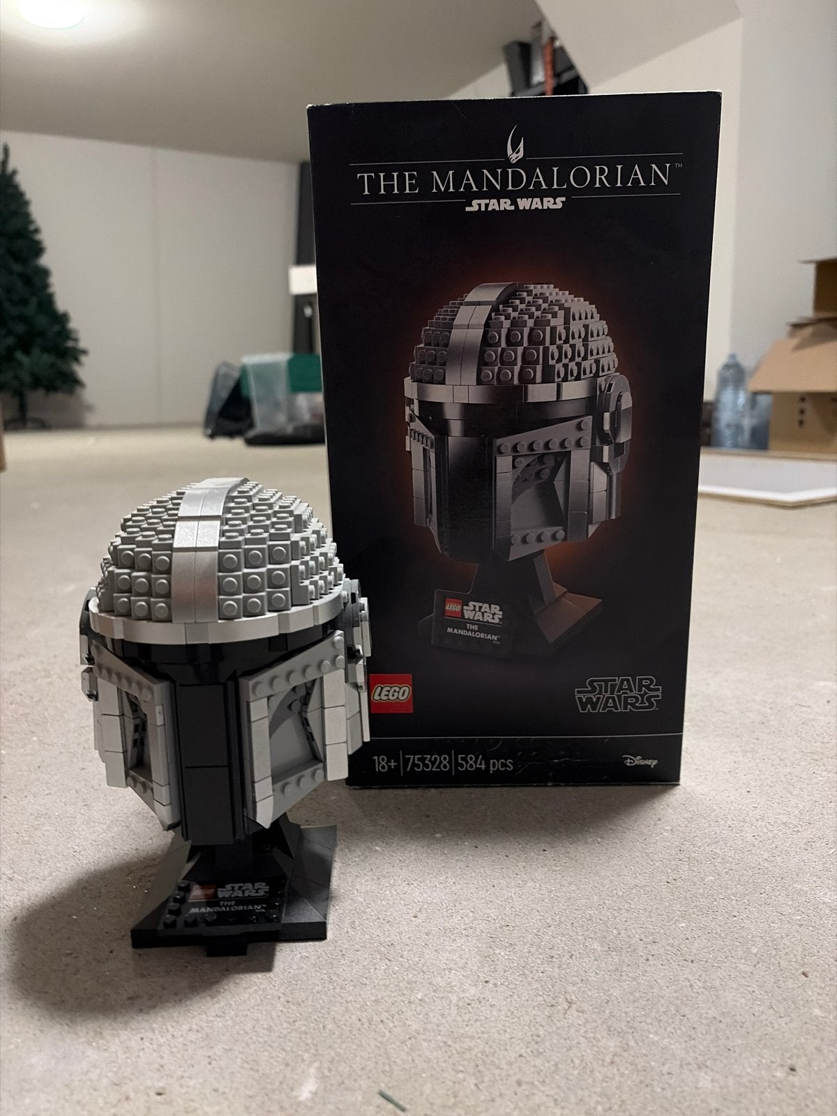 LEGO Star Wars The Mandalorian Helm (75328), Ophalen, Zo goed als nieuw, Overige merken