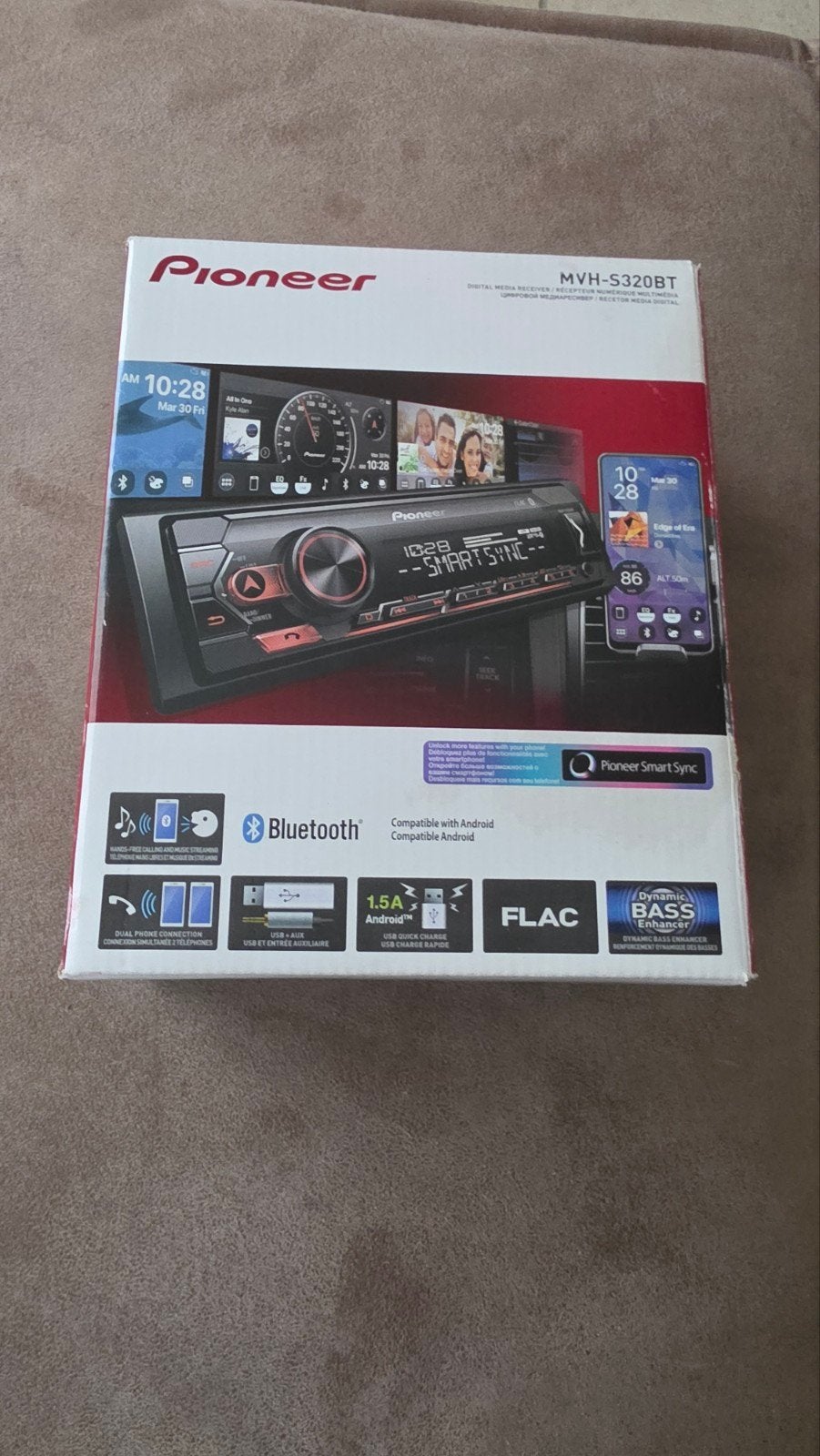Pioneer MVH-S320BT Autoradio met Bluetooth, Ophalen of Verzenden, Nieuw