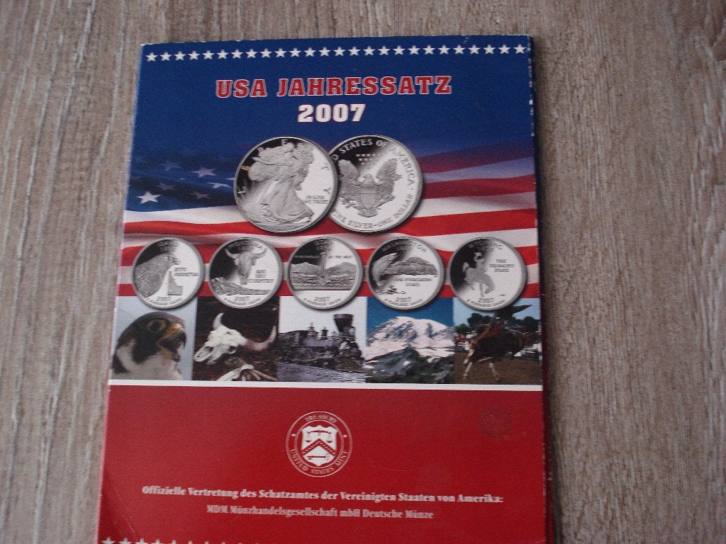 U.S.A. MUNTSET 2007 INCL. 20 DOLLAR, Ophalen of Verzenden, Overige landen, Setje