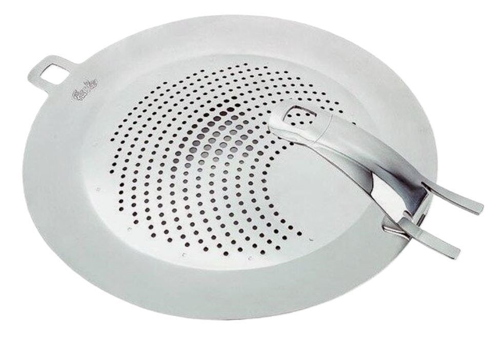 Fissler Clippix anti-spatdeksel 24-28 cm inox | Nieuw, Geschikt voor inductie, Nieuw, Pannenset, Ophalen of Verzenden