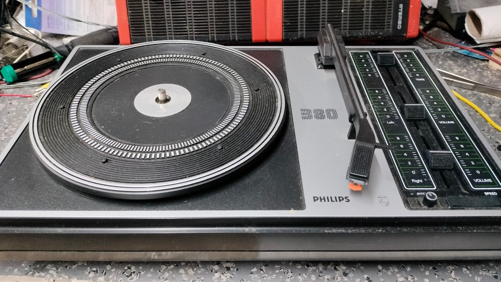 Philips stereo pick up 380, Ophalen, Gebruikt, Platenspeler, Philips