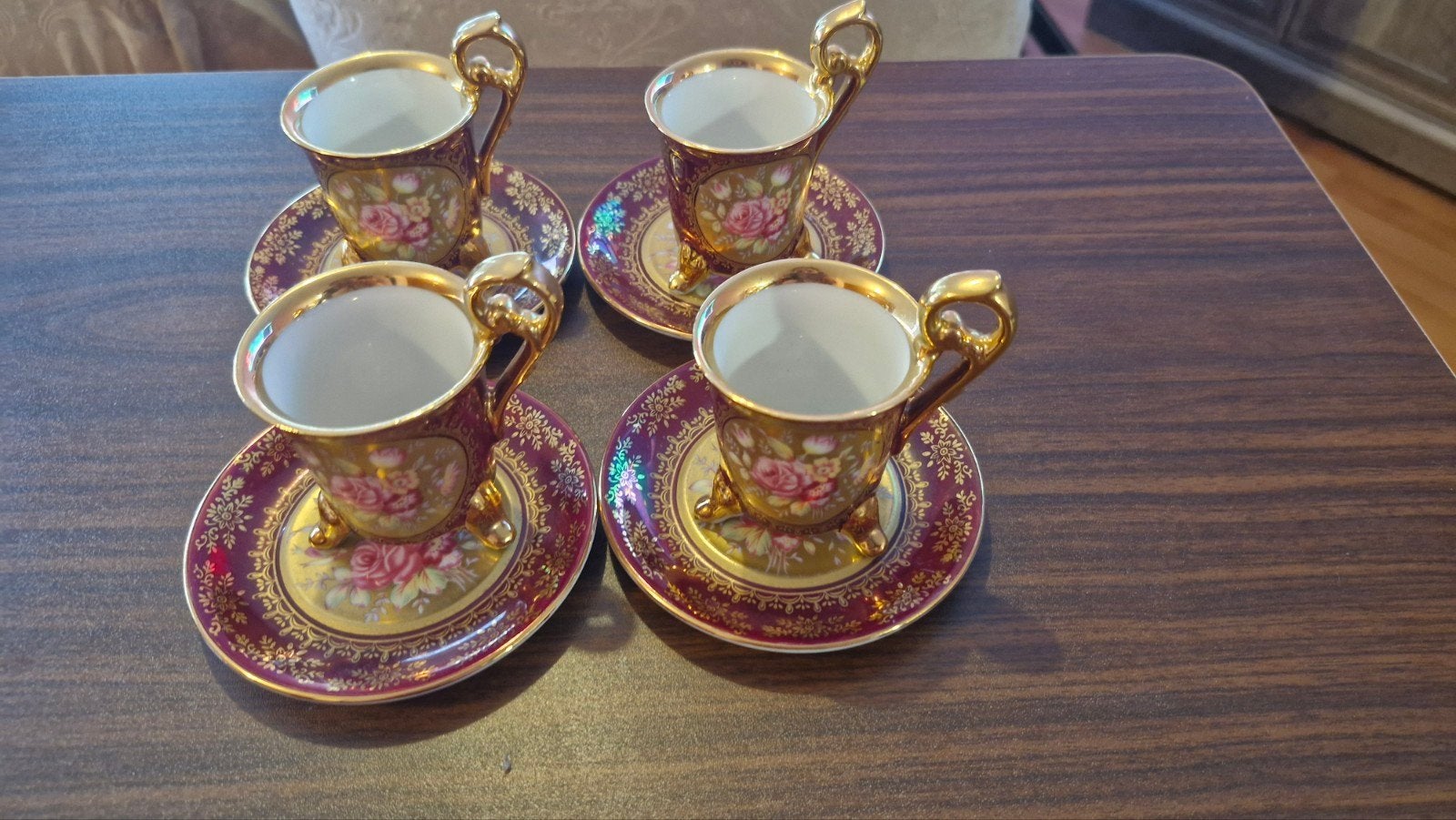 Prachtige vintage Ohashi China Made in Japan 1932 kopjes, Ophalen of Verzenden