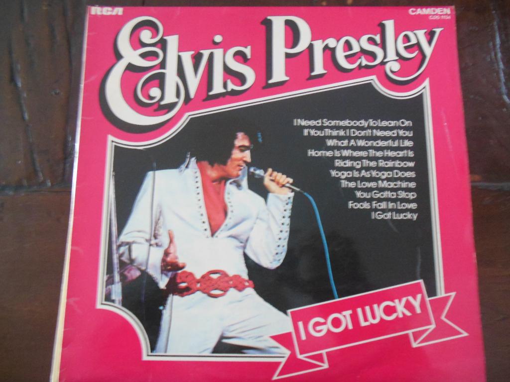 lp rock n roll elvis presley i got lucky vinyl record album, Gebruikt, Originele persing, Ophalen of Verzenden, 12 inch