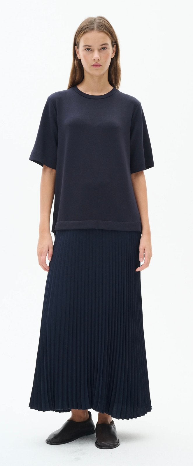 Nieuw Inwear Maxi Jurk Laicentiw Vincent Plisse Dress, Ophalen of Verzenden, Nieuw, Maat 36 (S), Blauw