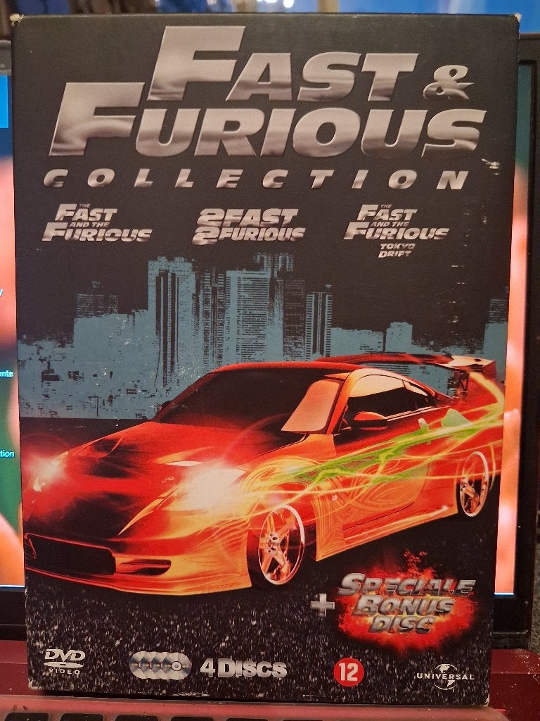 Fast & Furious Collection (4 Discs box), Ophalen of Verzenden, Actie en Avontuur, Vanaf 12 jaar, Gebruikt