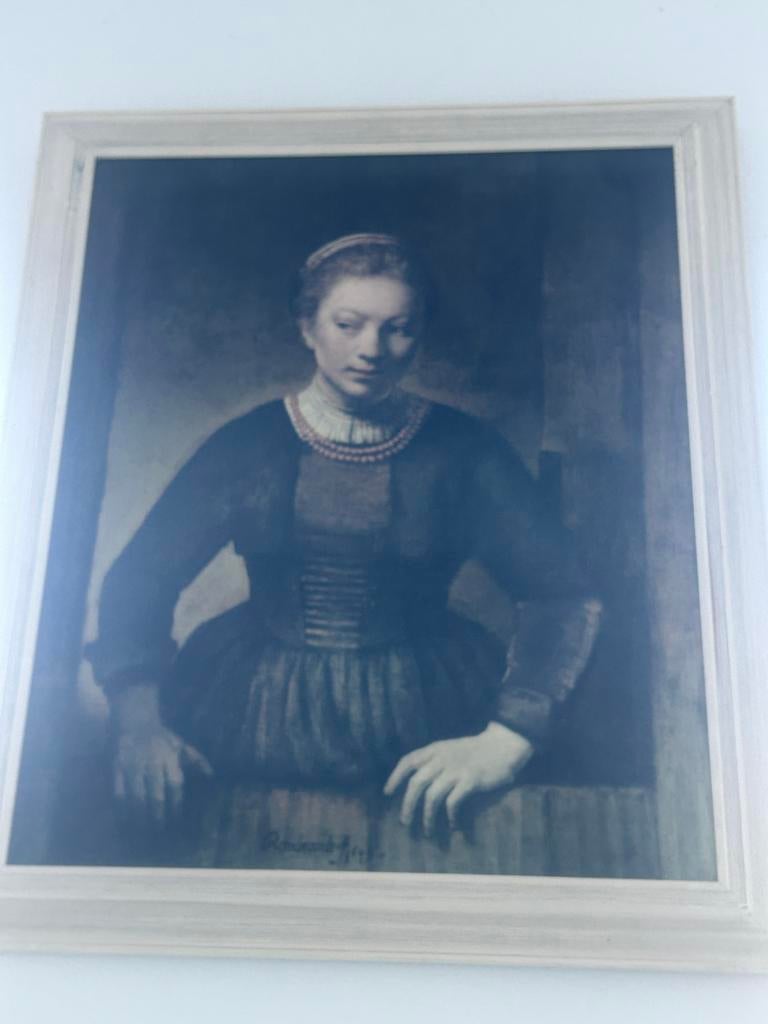 Oude Meester Stijl Portret - Vrouw aan het Raam, Antiek en Kunst, Ophalen of Verzenden
