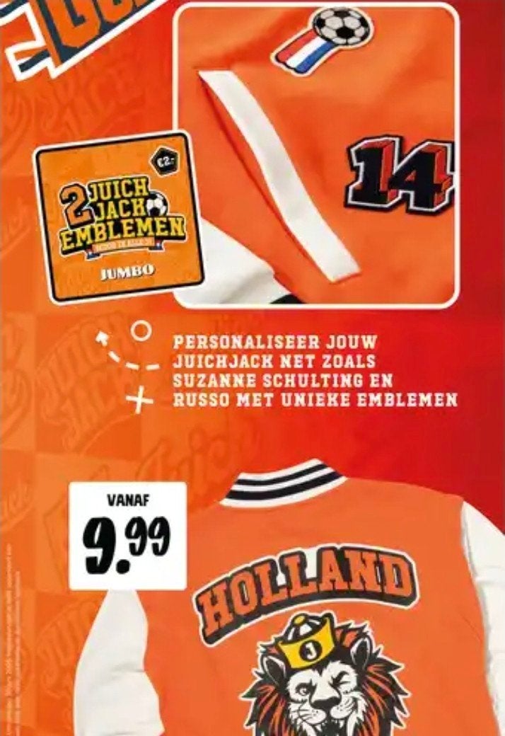 Gezocht stad juich embleem jumbo, Jumbo, Ophalen of Verzenden