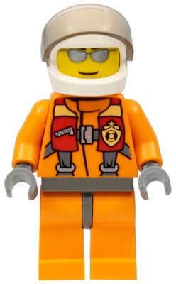 LEGO City cty0429 Coast Guard City - Pilot, Lego, Ophalen of Verzenden, Minifiguur, City