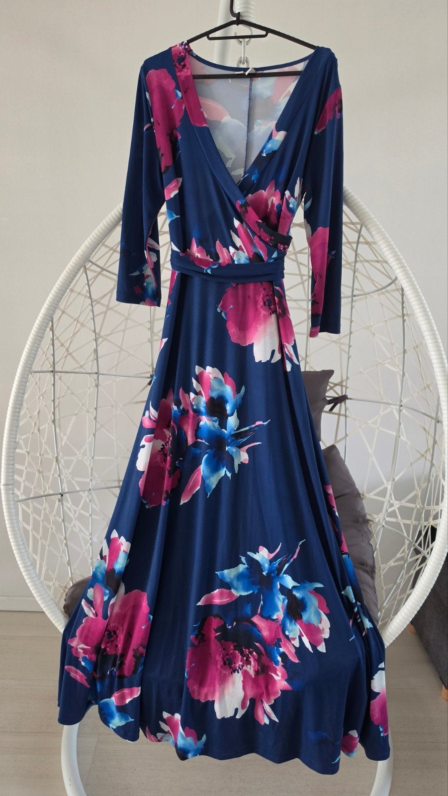 Maxi Jurk met Bloemenprint - Bodyflirt Boutique mt m/l, Maat 38/40 (M), Overige kleuren, Nieuw, Ophalen of Verzenden