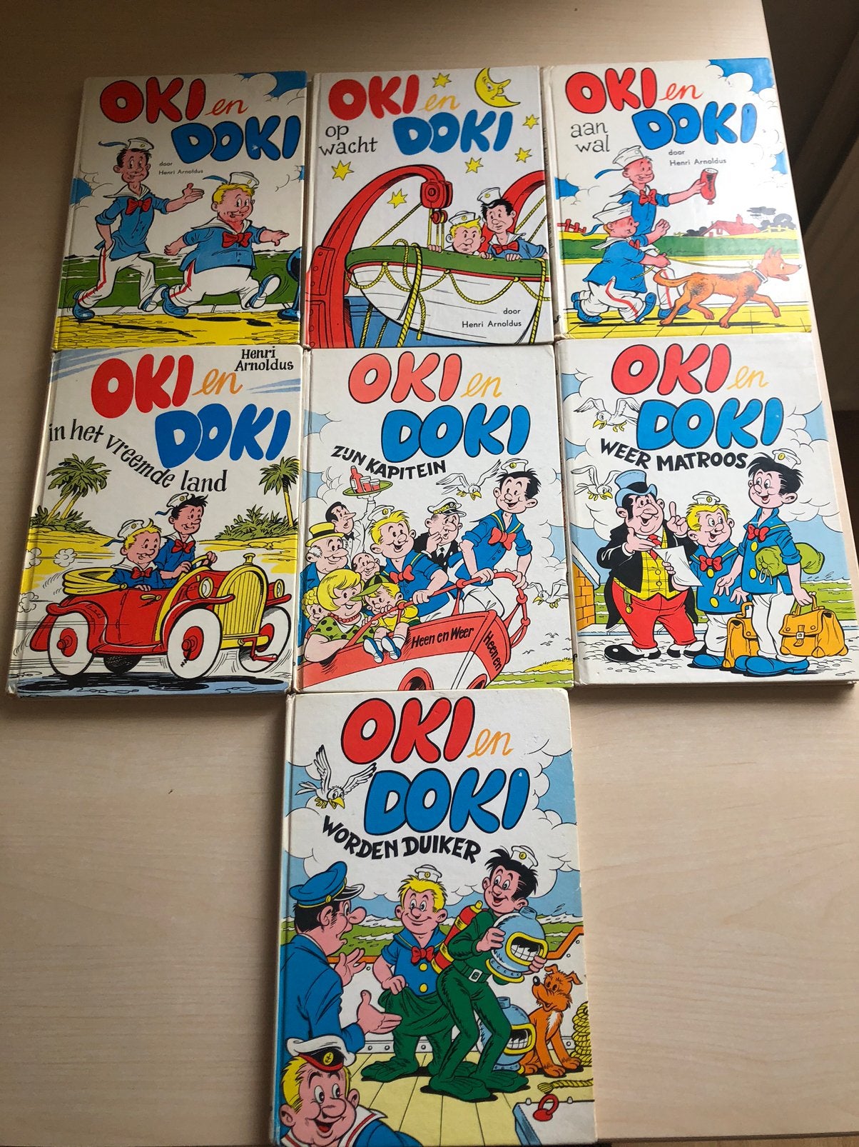 Prachtig serie van Oki en Doki door Henri Arnoldus, Ophalen of Verzenden, Fictie algemeen