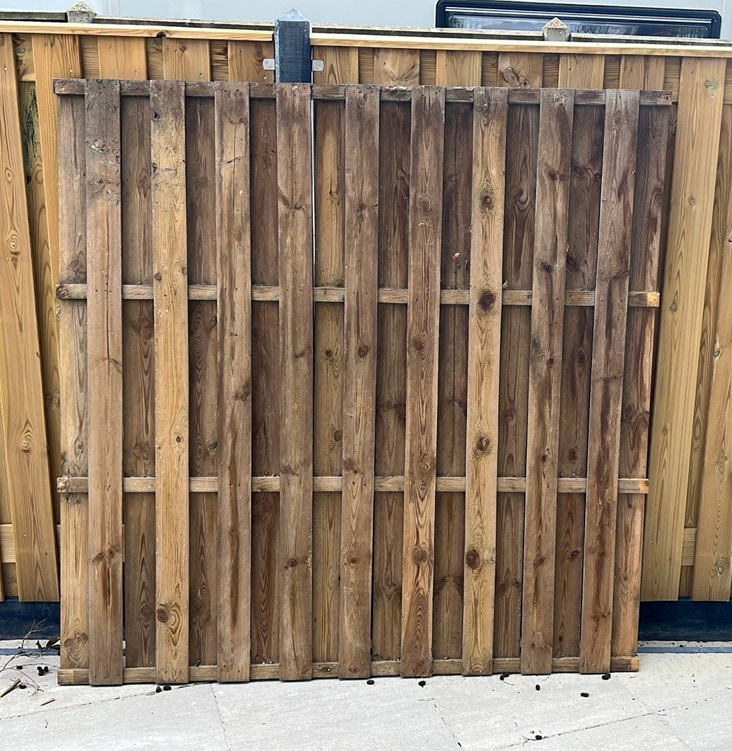 Schutting paneel, Tuin en Terras, Ophalen, Minder dan 3 meter, Hout, 1 tot 2 meter