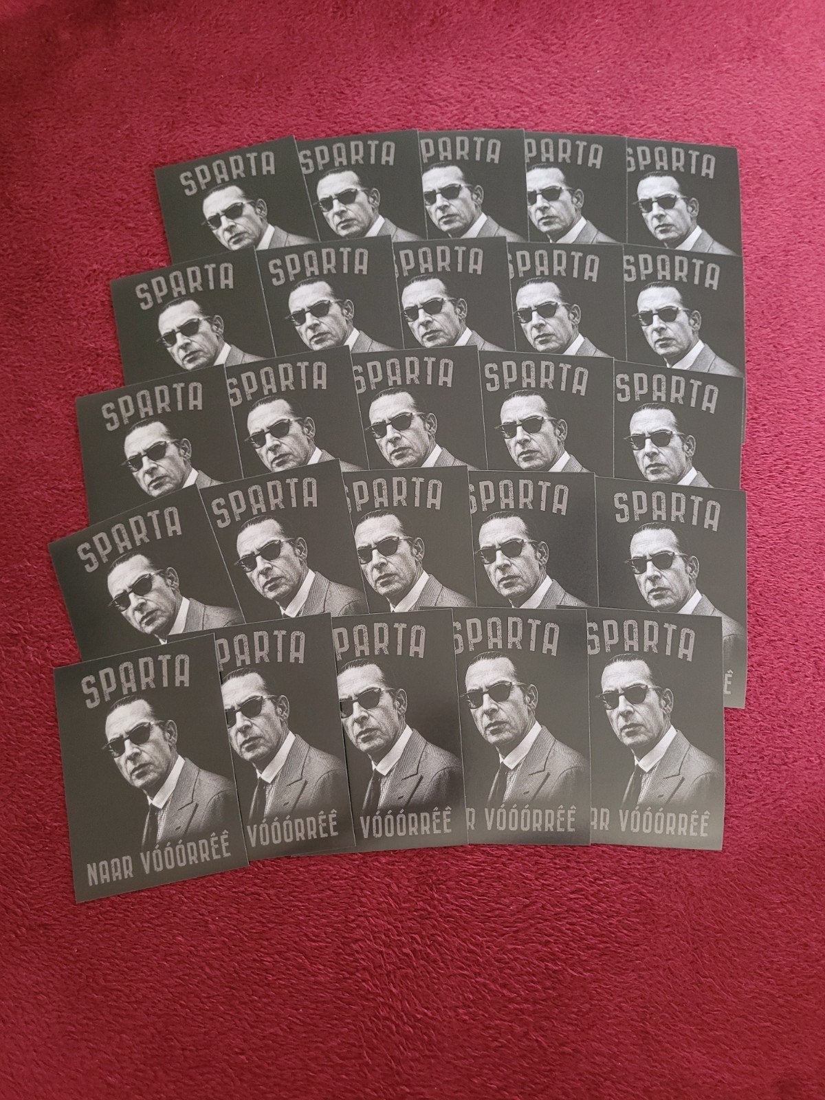 Jules Deelder Sparta Rotterdam stickers - 25 stuks nieuw, Ophalen of Verzenden, Nieuw, Sport