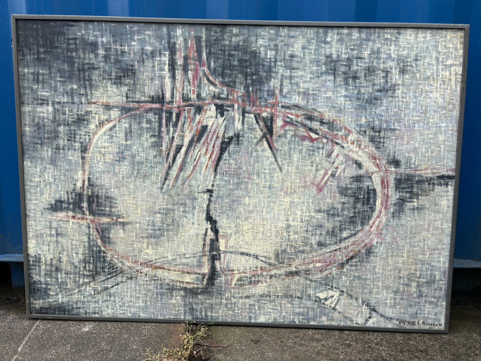 Kees Romeyn ( zonder titel ) 120x85, Ophalen of Verzenden