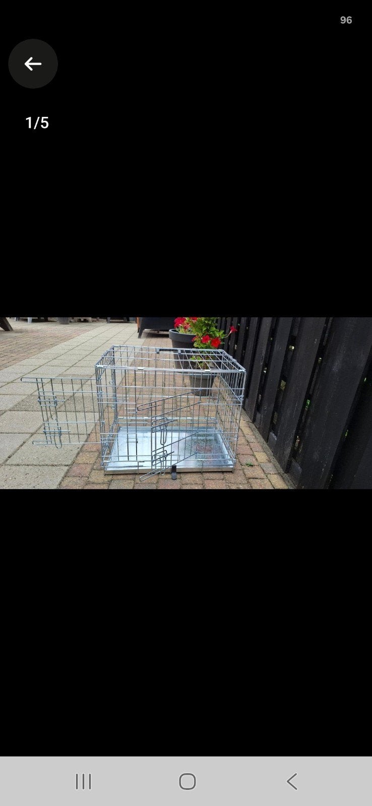katten/honden benche, Ophalen