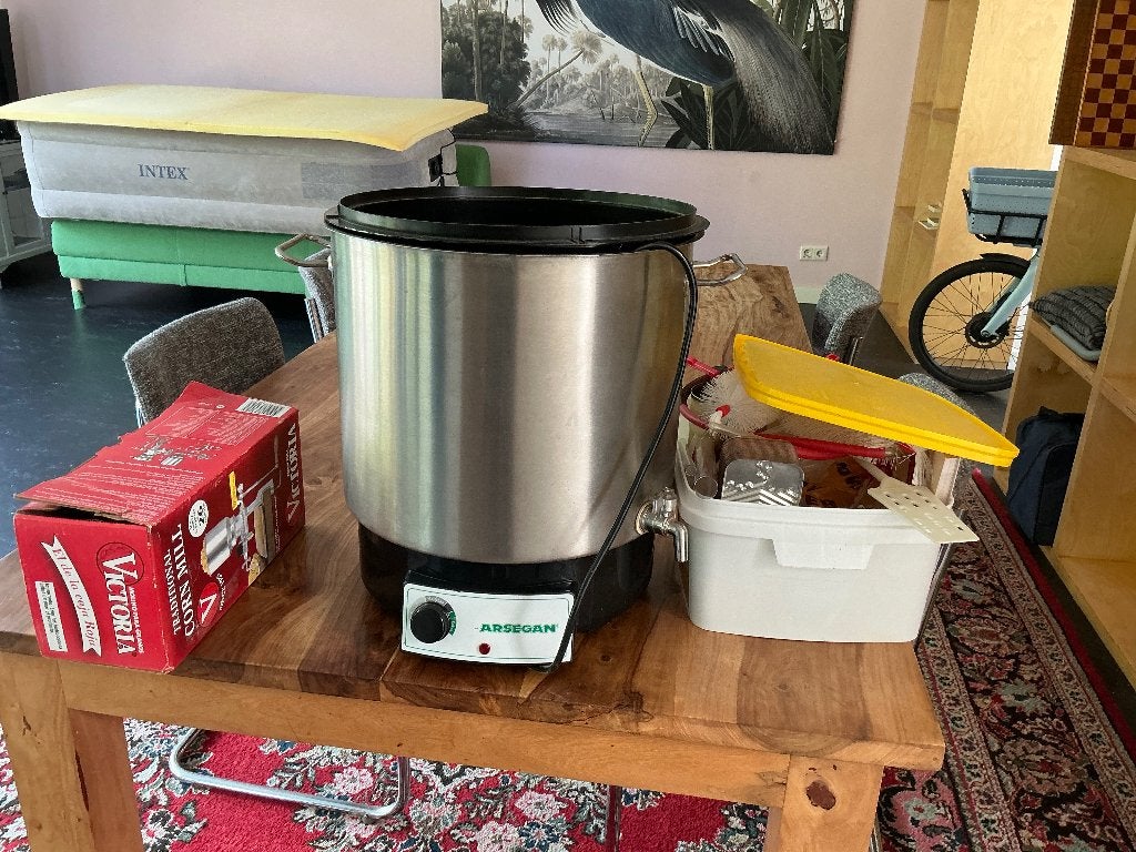 Bierbrouwketel Arsegan, Ophalen, Zo goed als nieuw