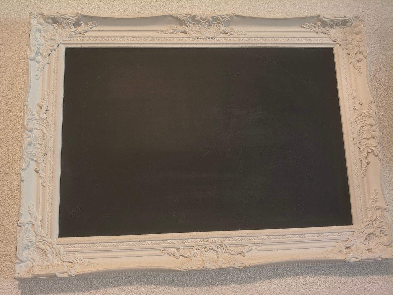 Riviera Maison Decoratief krijtbord met barokke lijst, Ophalen, Gebruikt, Rechthoekig, 75 tot 100 cm