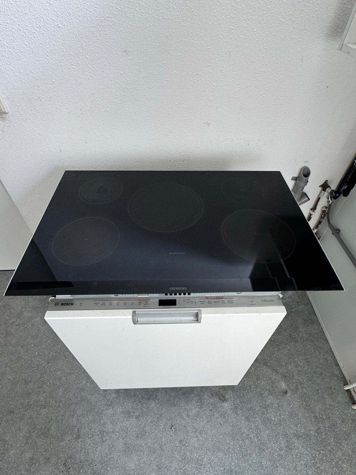 Siemens EH877LVC1E Inductiekookplaat - 5 Kookzones, Ophalen, Gebruikt, Inbouw, Inductie