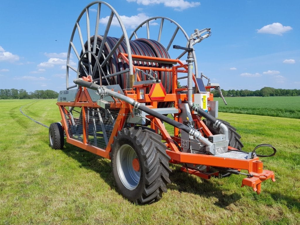 FJ-Agro zelfrijdende beregeningshaspel FJ900 125mm-800m, Ophalen, Beregening en Drainage