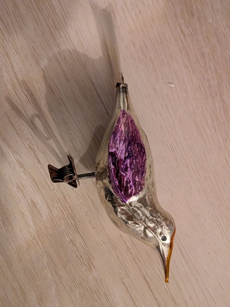 Kerst vogeltje, Ophalen of Verzenden, Gebruikt