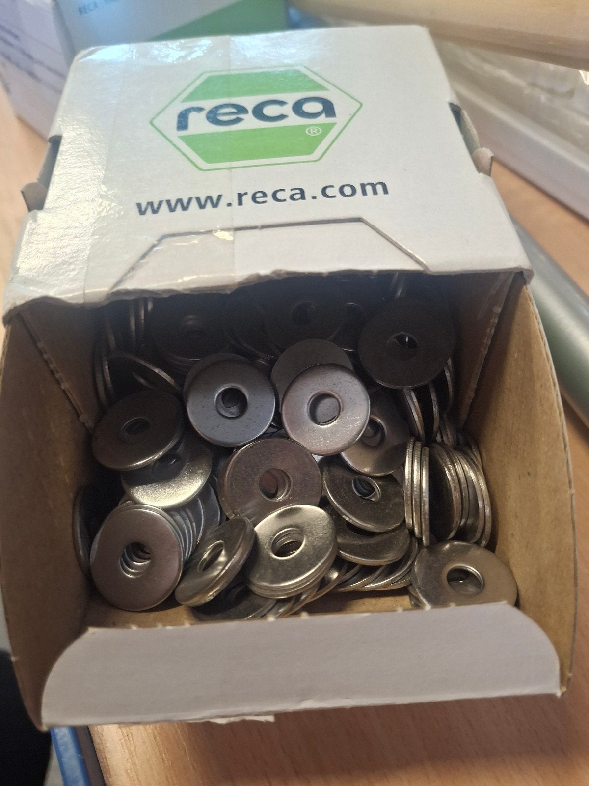 RECA RVS Carrosserieringen M6 - 500 stuks, Nieuw, Ophalen of Verzenden, Nvt, Nvt