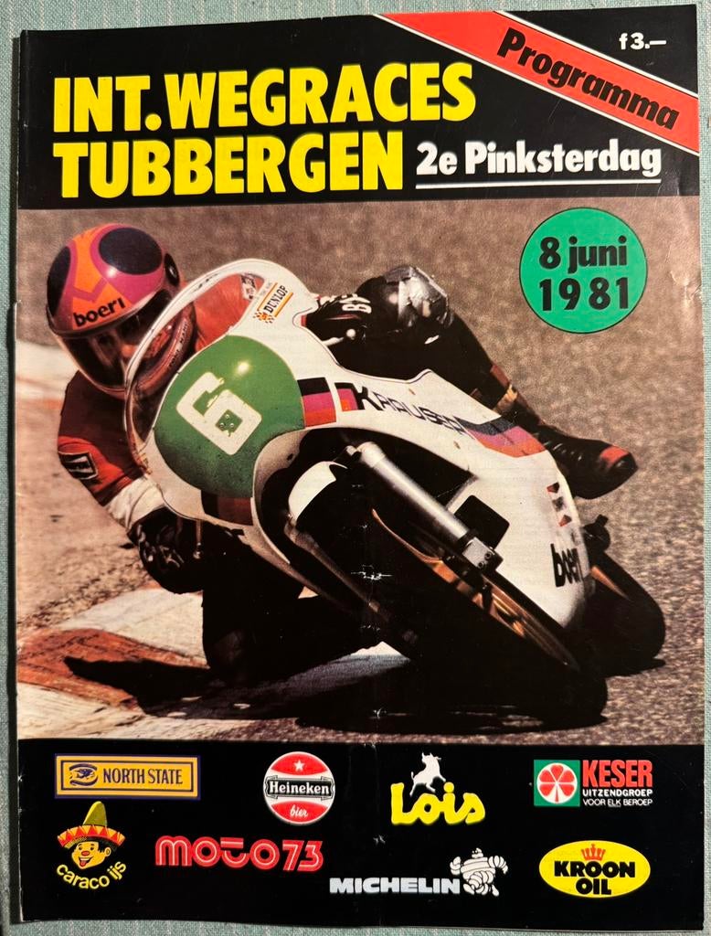 Programma 1981 Tubbergen wegraces, Verzenden, Gebruikt, Motoren