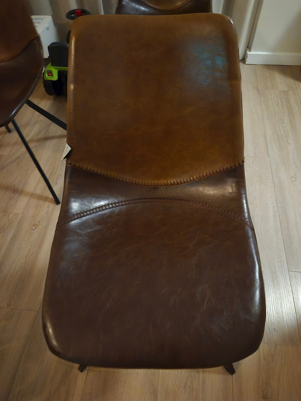 Goossens Eetkamerstoelen - Bruin Leer, Ophalen, Bruin, Leer