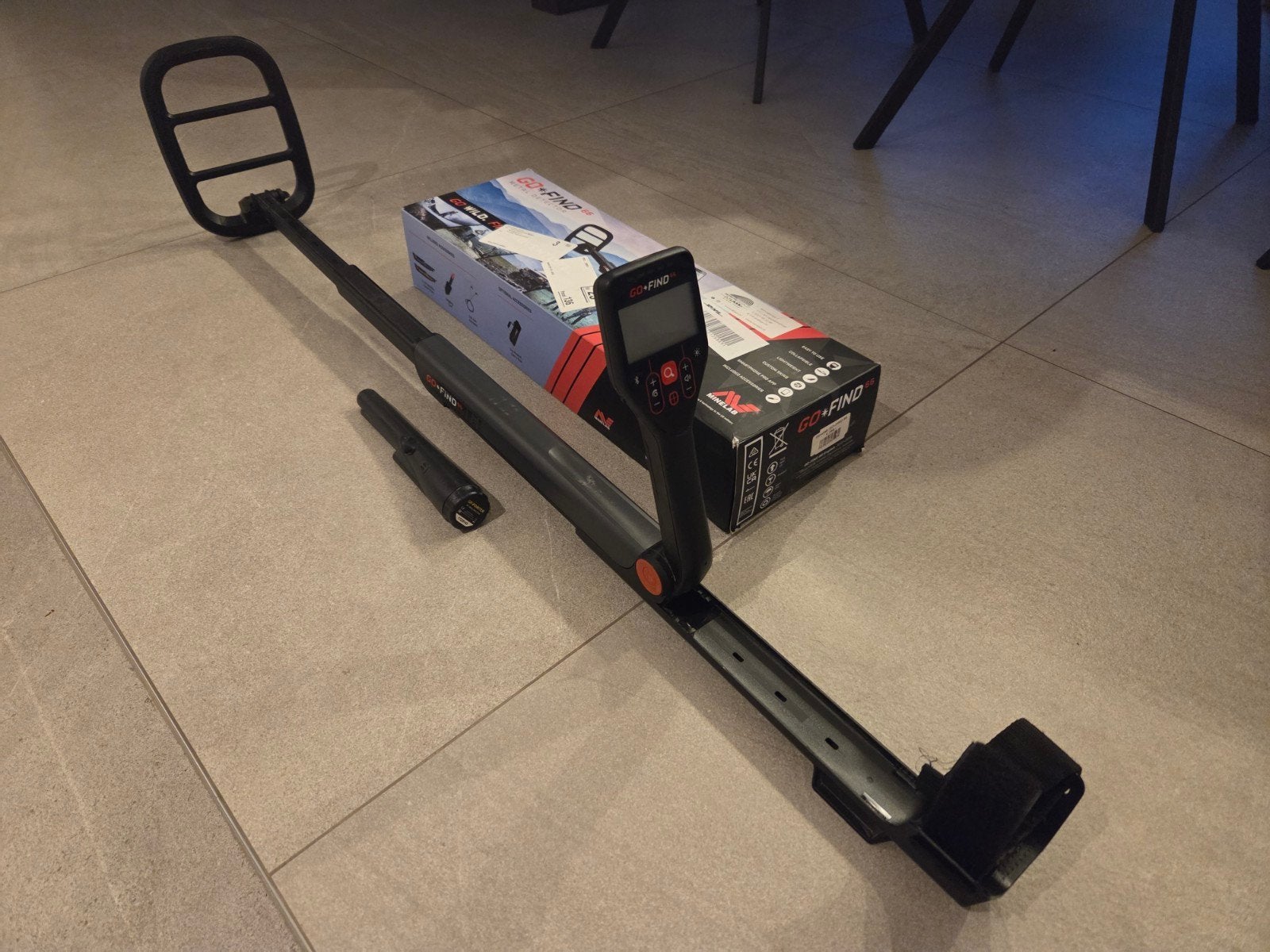 Minelab Go-Find 66 Metaaldetector met Pinpointer, Hobby en Vrije tijd, Metaaldetectors, Ophalen, Meer dan 30 cm, Zo goed als nieuw