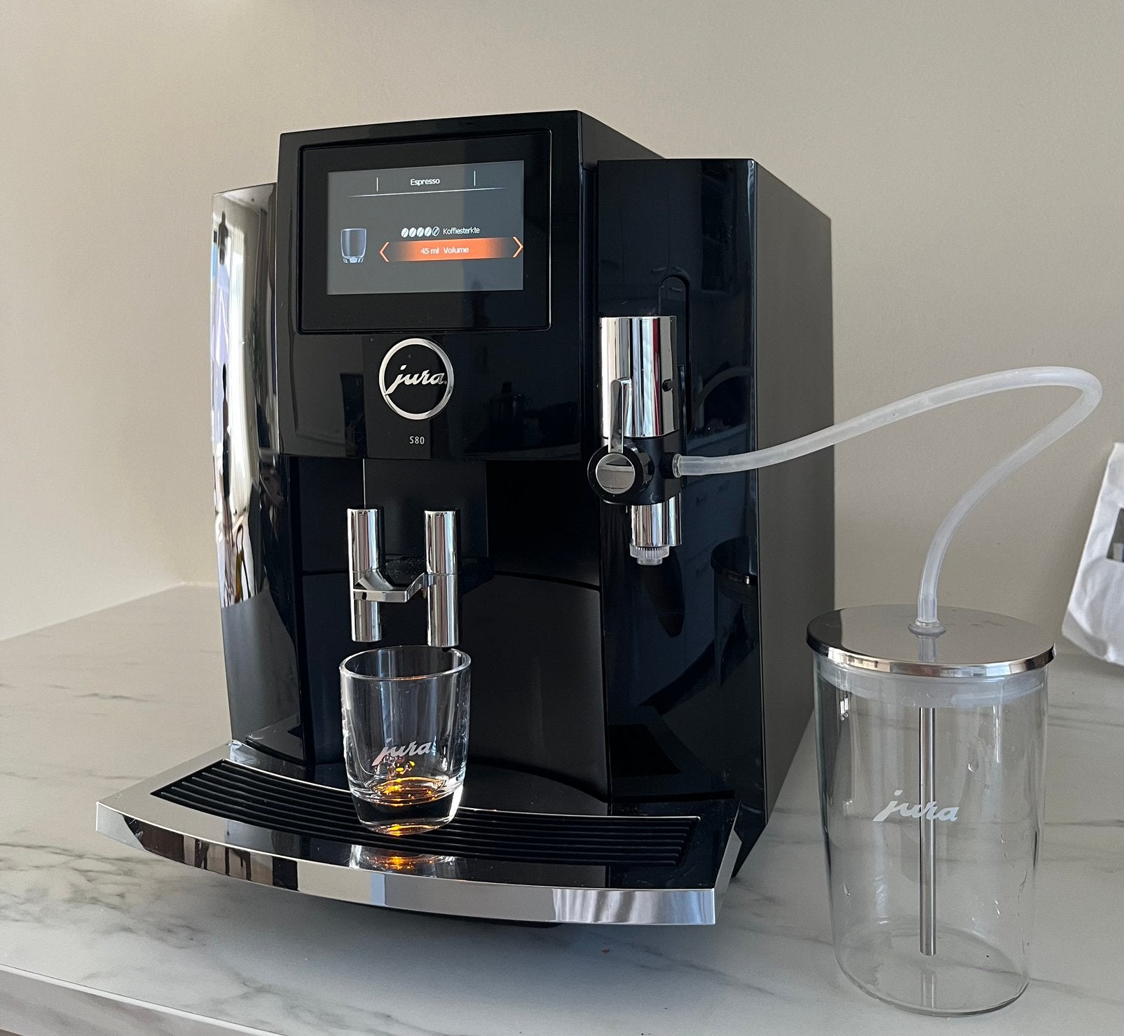 Jura S8/80 koffiemachine, Afneembaar waterreservoir, 10 kopjes of meer, Koffiemachine, Ophalen of Verzenden