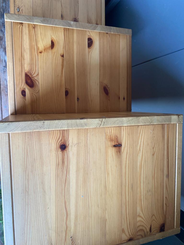Trofast kast, grenen, zonder bakken, Ophalen, Gebruikt, Minder dan 50 cm, 90 tot 105 cm