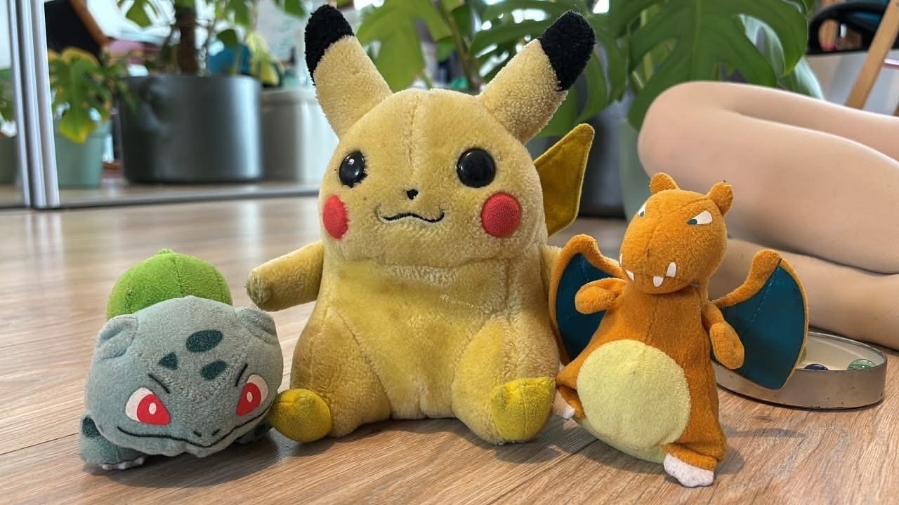 Pokémon knuffels: Pikachu, Charizard en Bulbasaur, Ophalen, Gebruikt, Overige typen, Meerkleurig
