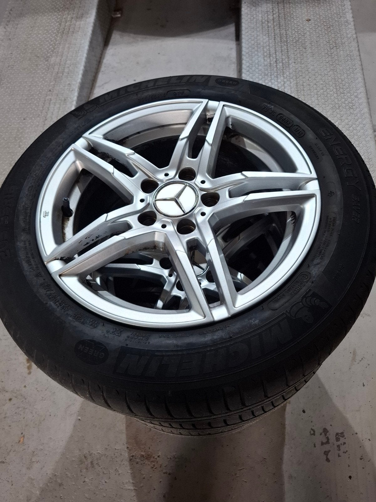 Mercedes velgen Michelin, Auto-onderdelen, Banden en Velgen, Ophalen, Velg(en), 17 inch, Zomerbanden
