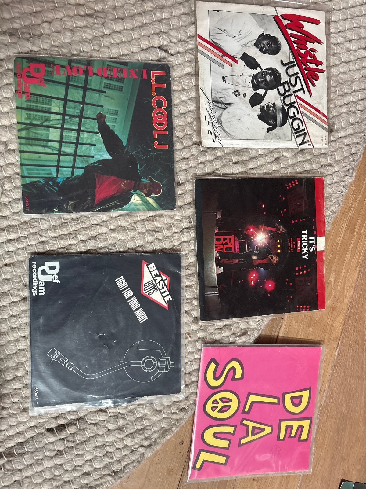80’s Hip-Hop Vinyl singles 5 stuks, Gebruikt, 7 inch, Ophalen of Verzenden, EP