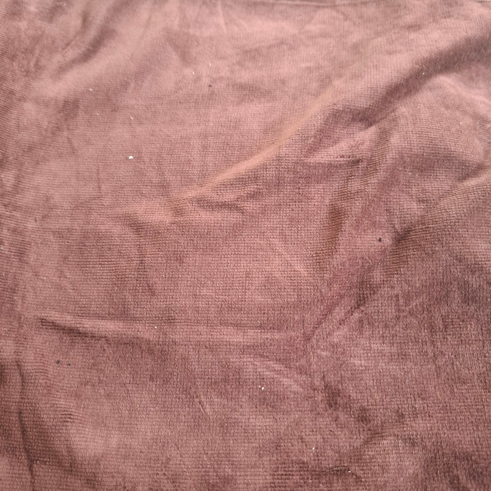 Bruine ribstof - 1.40 breed x 1.10 lang, Hobby en Vrije tijd, Stoffen en Lappen, Bruin, 120 cm of meer, Ophalen of Verzenden, Ribstof
