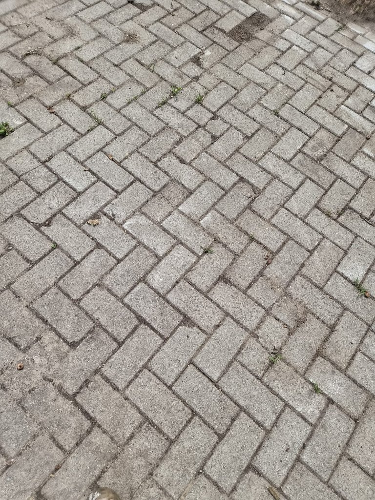 betonklinkers grijs 8 cm 900 m2, Ophalen, Gebruikt, Beton, Klinkers