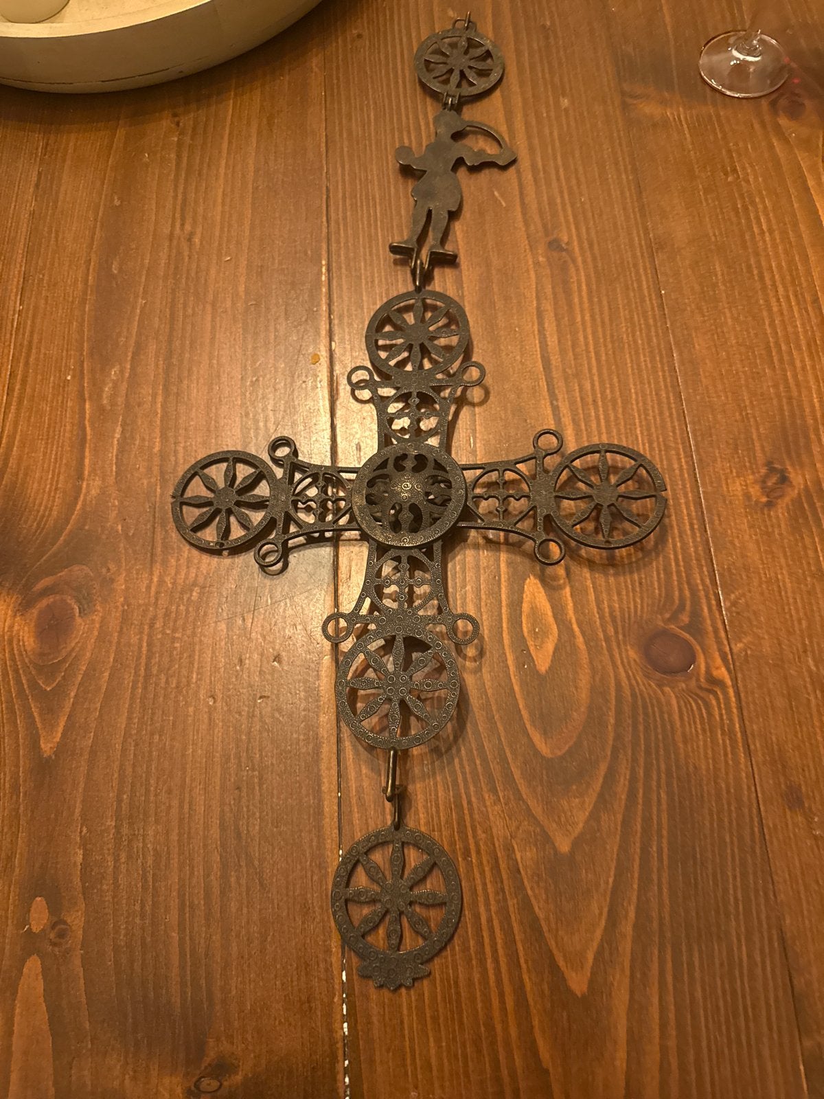 Oud Byzantijns Kruis met Unieke Versieringen, Antiek en Kunst, Ophalen of Verzenden